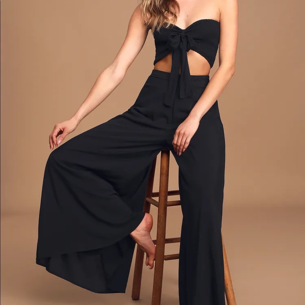 COPY - Lulu’s Seaside to Shore Black Two-Piece set